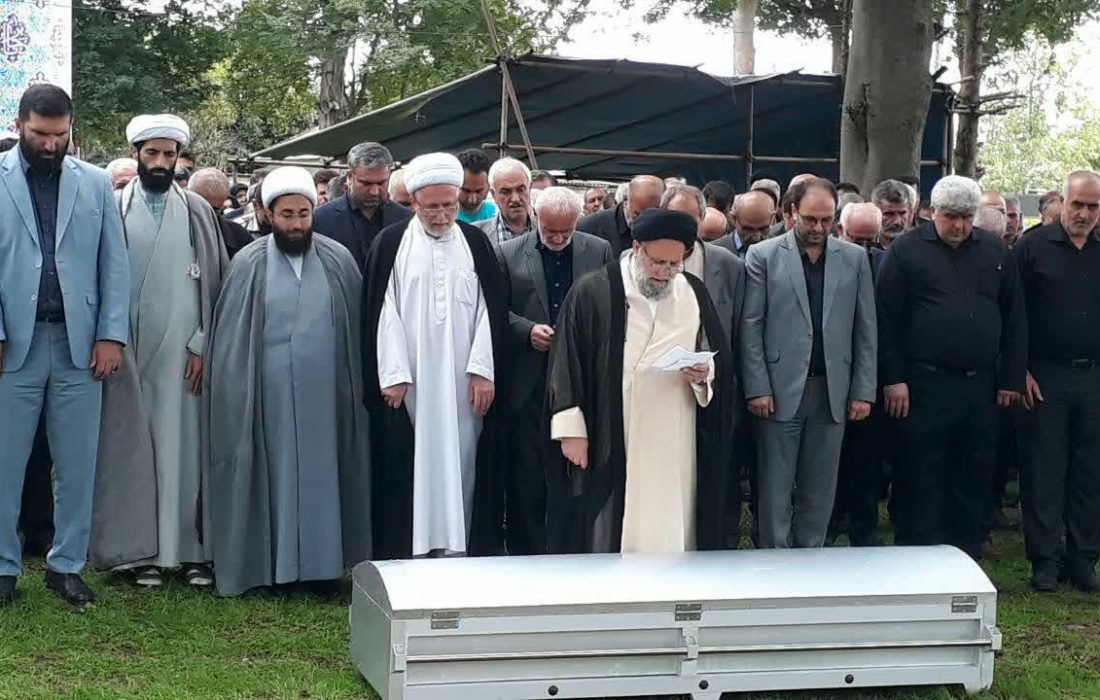 مراسم تشییع پیکر ابوی گرامی فرماندار رضوانشهر در شهرستان ماسال