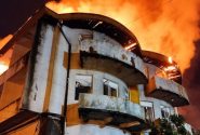 آتش‌سوزی گسترده در هتل ایران بندرانزلی