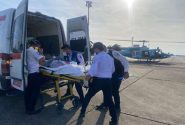 اورژانس هوایی گیلان مصدوم حادثه ترافیکی شهرستان تالش را منتقل کرد